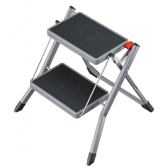 Obrázek Schůdky skládací HAILO MK62 StandardLine 2stupňové - stříbrné