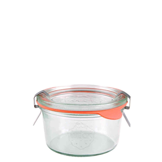 Obrázek Zavařovací sklenice Weck Sturz 165 ml, průměr 80 ø mm s příslušenstvím / 12 ks