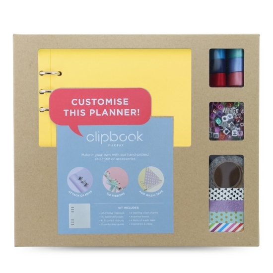 Obrázek Diář FILOFAX Clipbook A5 kreativní set - pastelově žlutá