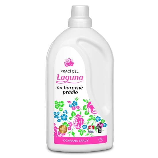 Obrázek Gel prací Laguna na barevné prádlo 1,5 l (42 praní)