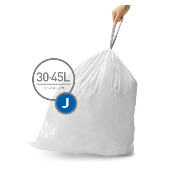 Obrázek Sáčky do odpadkového koše 30-45 L, Simplehuman typ J, zatahovací/20 ks