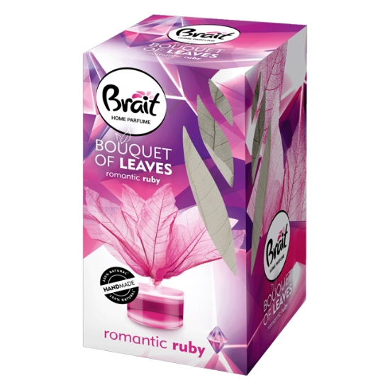 Obrázek Osvěžovač vzduchu BRAIT leaf dekorativní 50 ml - romantic ruby