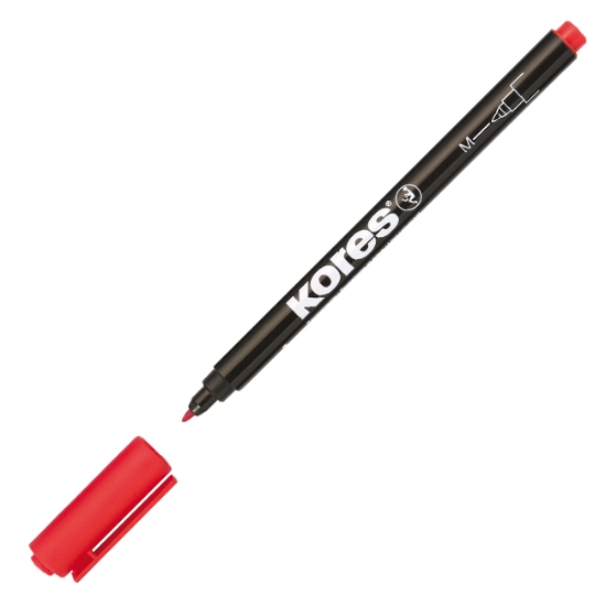 Obrázek Popisovač permanentní Kores K-Marker " M " - červená