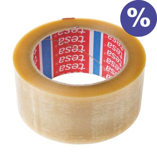 Obrázek Balicí páska 50 mm x 66 m tesa® 4124 - transparentní