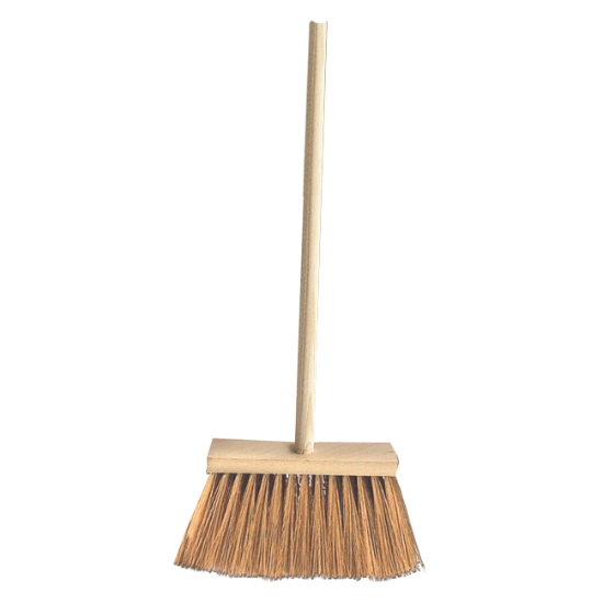 Obrázek Koště silniční (rýžové) zatloukané s holí 120 cm