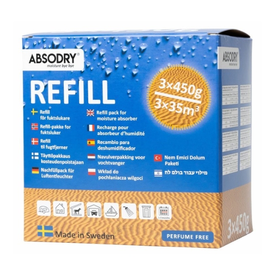 Obrázek Náhradní sáčky Everbrand do pohlcovače vlhkosti Absodry Maxi/3 x 450 g