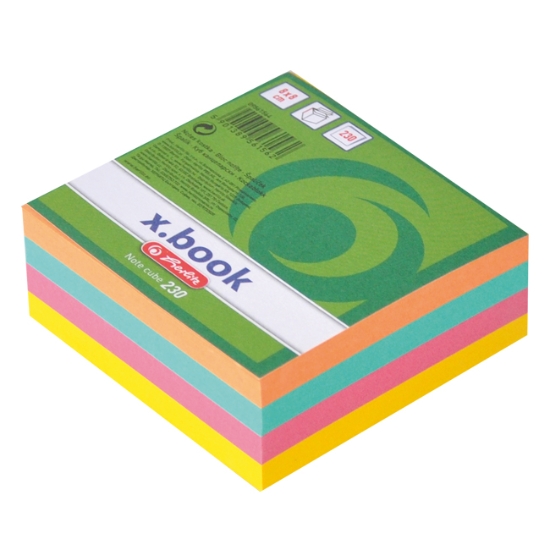 Obrázek Špalíček HERLITZ 8 x 8 x 3 cm - mix barev