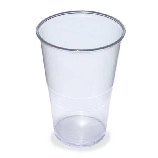 Obrázek Kelímek plastový 0,5 l - průhledný / 50 ks