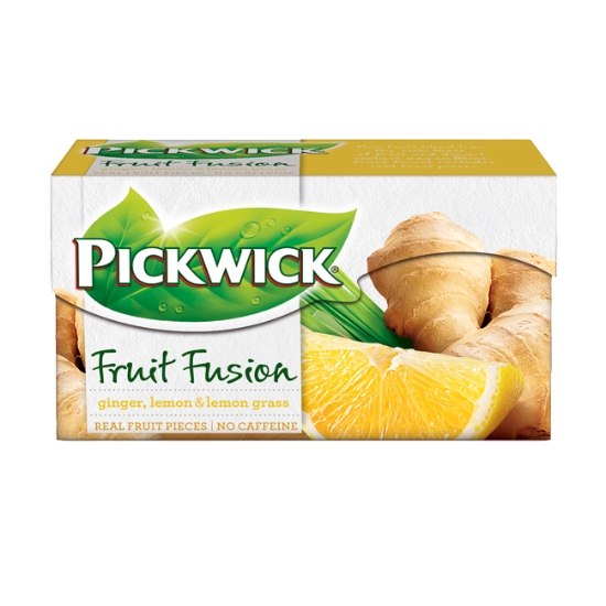 Obrázek Čaj Pickwick Zázvor s citronem a citrónovou trávou / 20 sáčků
