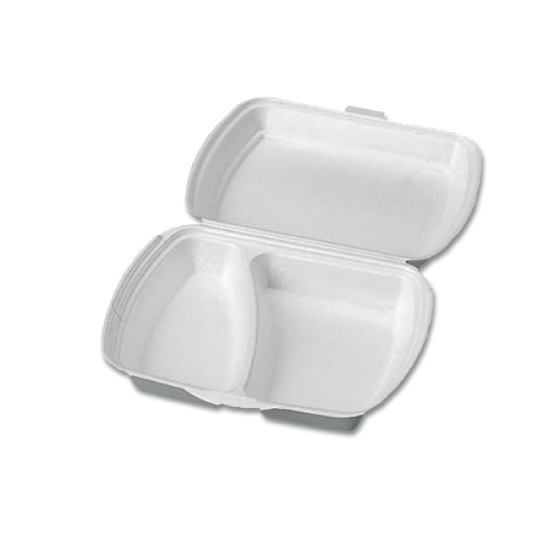 Obrázek Menu box 2-dílný 241 x 207 x 69 mm - bílý / 125 ks
