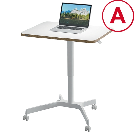Obrázek Stůl výškově nastavitelný ergonomický Leitz Ergo, bílý
