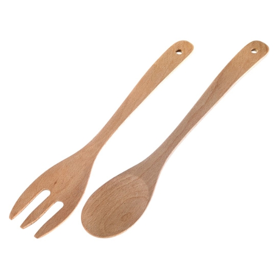 Obrázek Příbor salátový WOODY / 2 ks