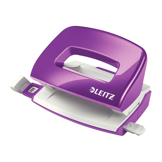 Obrázek Mini děrovačka LEITZ NeXXt WOW 5060 - metalická fialová