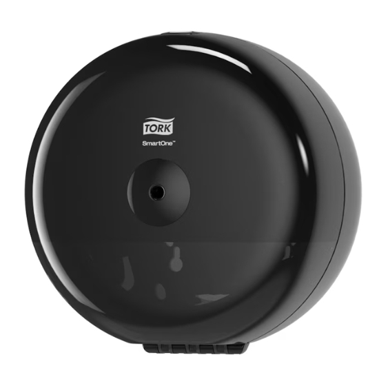 Obrázek Zásobník na toaletní papír Tork SmartOne mini® - černý / TADP