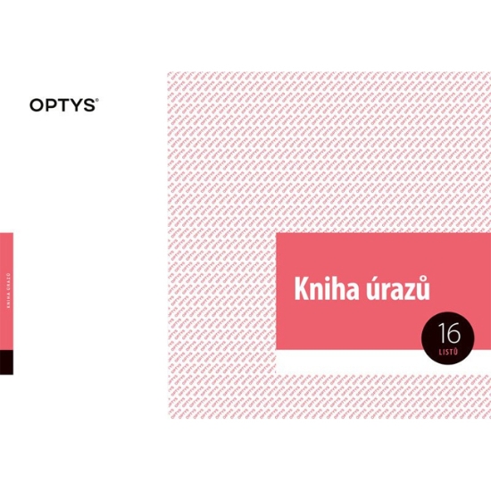 Obrázek Kniha úrazů a poranění A4 16 listů O 000229
