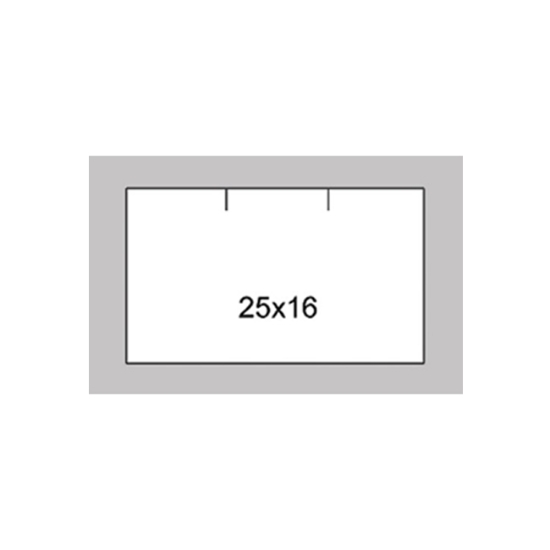 Obrázek Etiketa OBDÉLNÍK 25 x 16 mm v kotoučku - zelená
