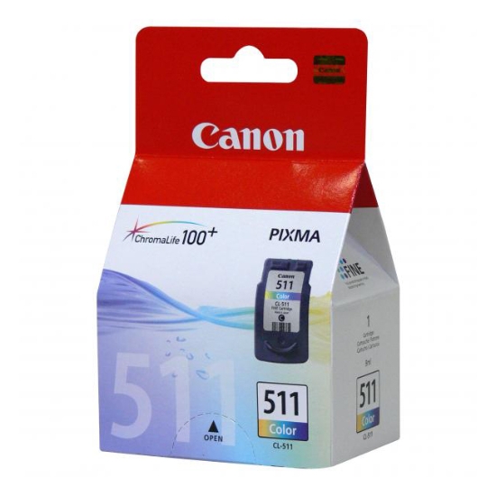 Obrázek Inkoustová cartridge Canon MP240, MP260, CL511, color, 2972B001, 9ml, 245s, O