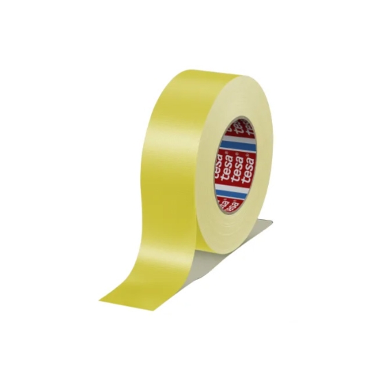 Obrázek Páska TESA PE textilní 50 mm x 50m (4688) - žlutá