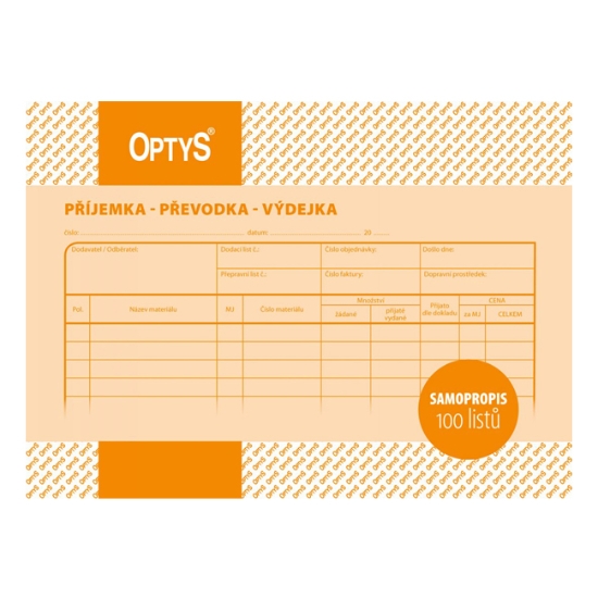 Obrázek Příjemka-převodka-výdejka A5 O 000087