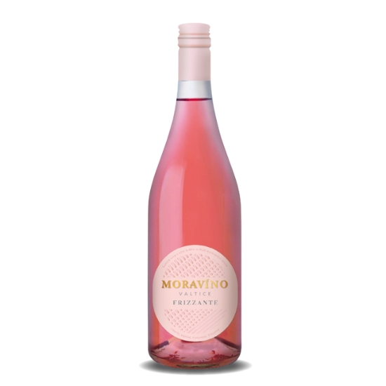 Obrázek Víno růžové Frizzante Svatovavřinecké, perlivé, polosuché - 0,75 l