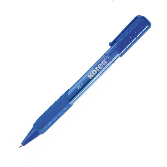 Obrázek Kores Kuličkové pero K6 Pen Soft Grip modré