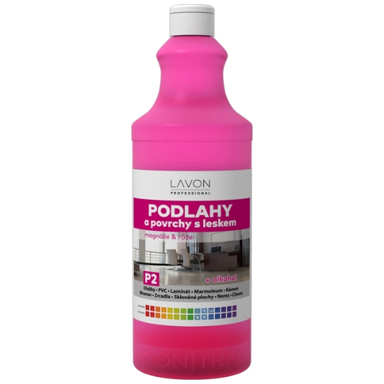 Obrázek Čistič LAVON na podlahy a povrchy s leskem - magnolie a růže 1 l, P2