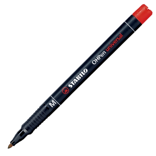 Obrázek STABILO OHPen universal Permanent Medium  (M) červená