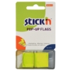 Obrázek Záložky samolepicí plastové STICK 'N 45 x 25 mm - žlutá / 50 ks