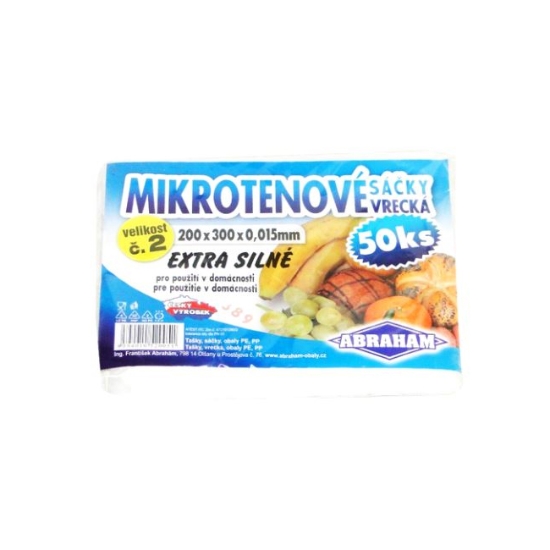 Obrázek Sáček 200x300x0,015 - čiré / 50 ks