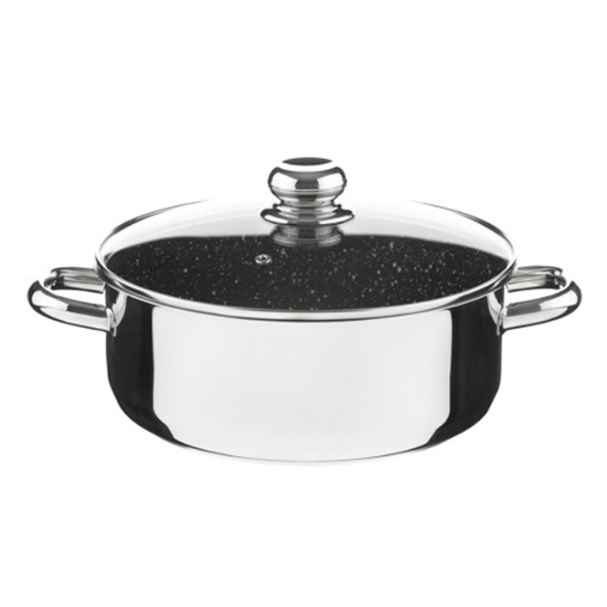 Obrázek Rendlík s poklicí CERAMMAX PRO STANDARD 26 cm 5 l - granit černá