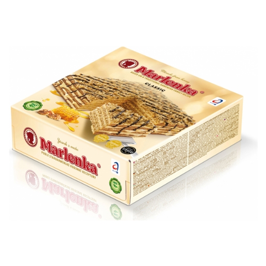 Obrázek Dort medový Marlenka s vlašskými ořechy 800g