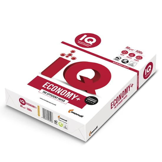 Obrázek Papír kancelářský IQ Economy Plus A4 80 g / 500 listů