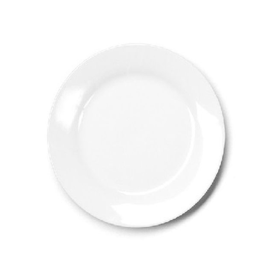 Obrázek Talíř dezertní bílý, porcelán -  19 cm