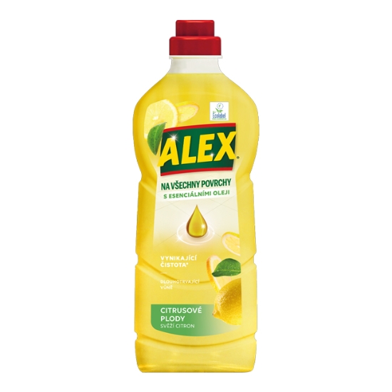 Obrázek Čistič univerzální Alex na všechny povrchy, citrusy, 1L