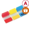 Obrázek Záložky Post-it - super silné 25,4x38 mm - červená - žlutá - modrá / 3ks