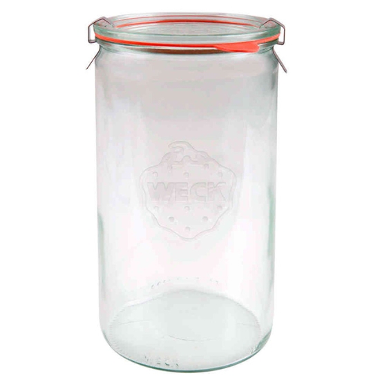 Obrázek Zavařovací sklenice válcová Weck Zylinder 1590 ml,  ø 100 mm s příslušenstvím / 6 ks