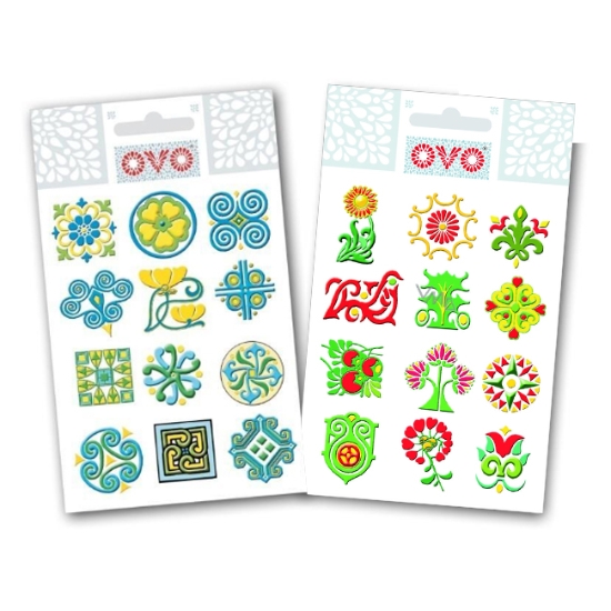 Obrázek Obtisky na velikonoční vajíčka OVO - glitr ornamenty