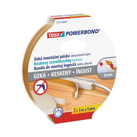 Obrázek Montážní páska 9 mm x 10 m TESA Powerbond