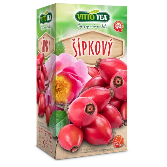 Obrázek Šípkový čaj, ovocný čaj porcovaný 40g/ 20 ks