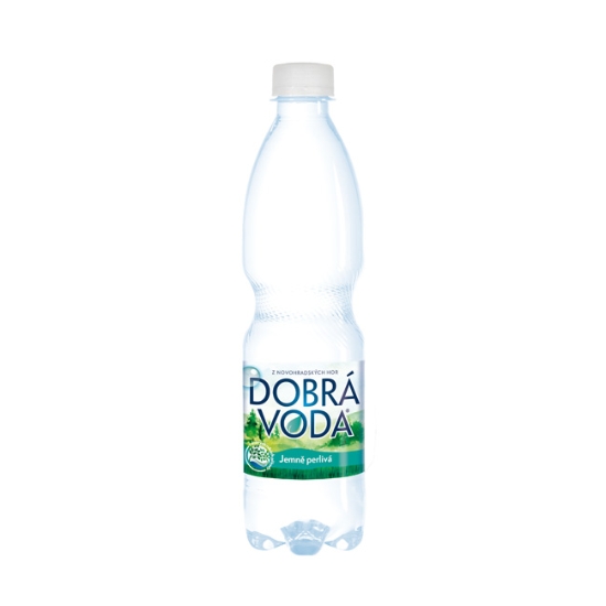 Obrázek Dobrá voda jemne perlivá - prírodná 0,5 l / 8 ks