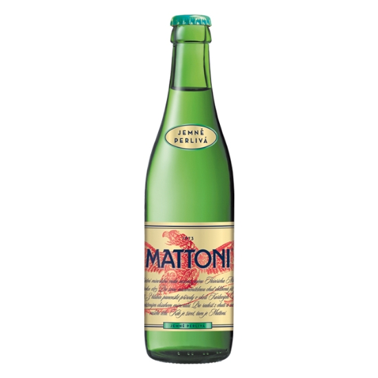Obrázek Mattoni jemně perlivá - přírodní 0,33 l / 24 ks