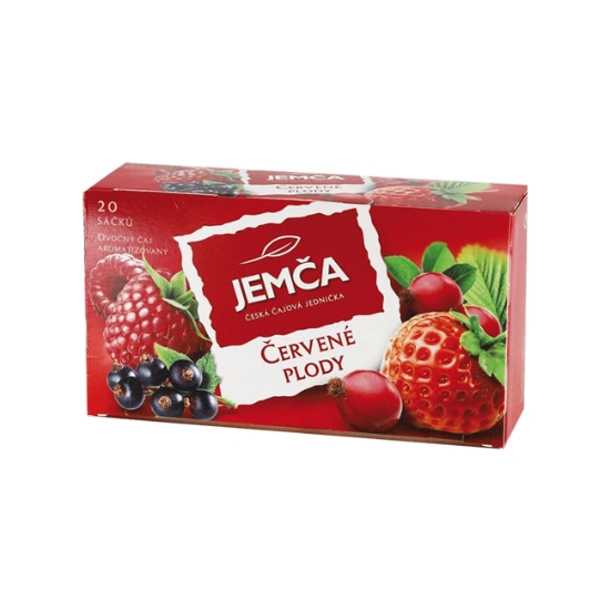 Obrázek Čaj JEMČA - červené plody / 20 sáčků