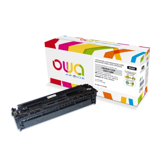 Obrázek OWA (ARMOR) toner HP CB540A černý, 2.200 str.