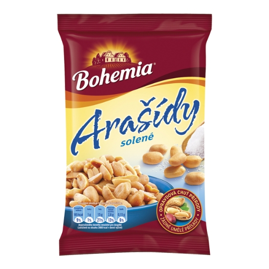 Obrázek Arašídy solené Bohemia 100 g     