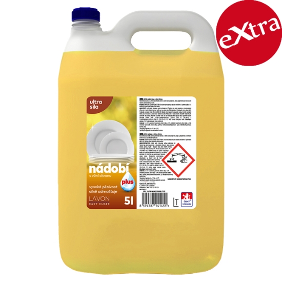 Obrázek Prostředek na nádobí LAVON PLUS 5 l