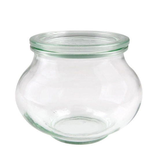 Obrázek Sklenice zavařovací, dekorativní Weck SCHMUCKGLAS 560 ml, víčko ø 80 mm / 6 ks