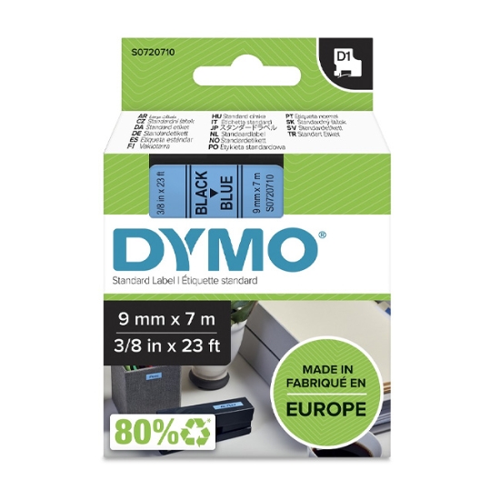 Obrázek Dymo páska D1 9mm x 7m - modrá  40916