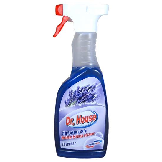 Obrázek Čistič oken Dr.House s rozprašovačem, Lavender 500 ml