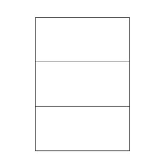 Obrázek Etiketa SK LABEL ECONOMY 210 x 99 mm A4 - bílá / 100 archů 