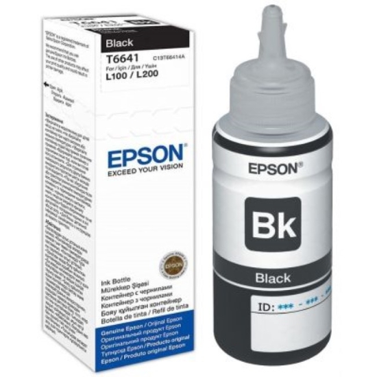 Obrázek Epson originální ink C13T66414A, black, 70ml
